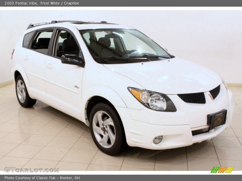 Frost White / Graphite 2003 Pontiac Vibe