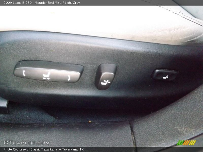 Matador Red Mica / Light Gray 2009 Lexus IS 250