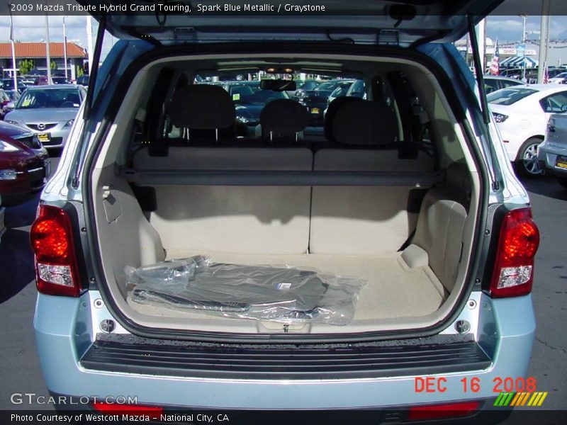 Spark Blue Metallic / Graystone 2009 Mazda Tribute Hybrid Grand Touring