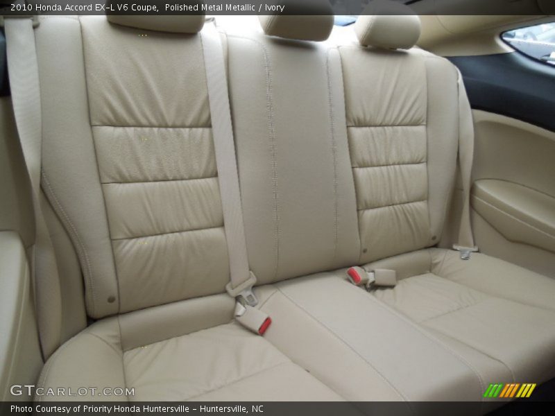 Rear Seat of 2010 Accord EX-L V6 Coupe