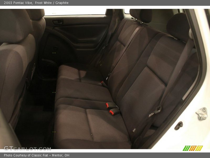 Rear Seat of 2003 Vibe 