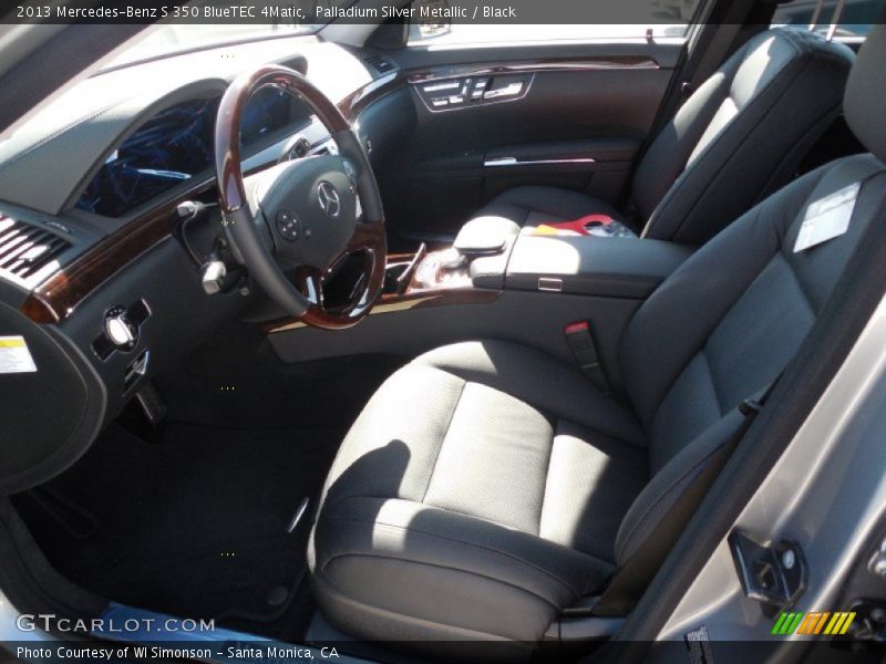 Front Seat of 2013 S 350 BlueTEC 4Matic
