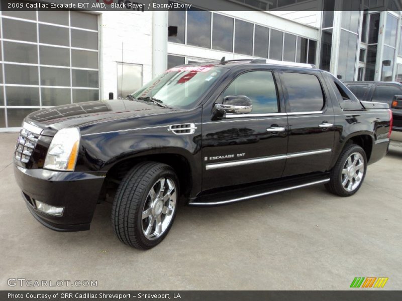 Black Raven / Ebony/Ebony 2009 Cadillac Escalade EXT AWD
