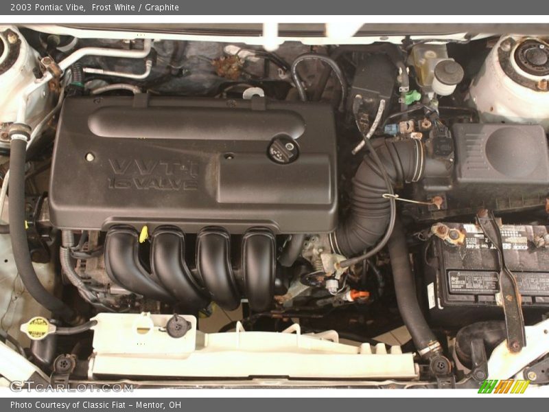  2003 Vibe  Engine - 1.8 Liter DOHC 16V VVT-i 4 Cylinder
