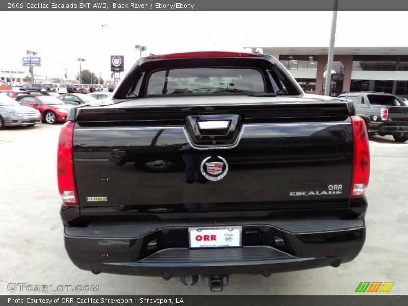Black Raven / Ebony/Ebony 2009 Cadillac Escalade EXT AWD