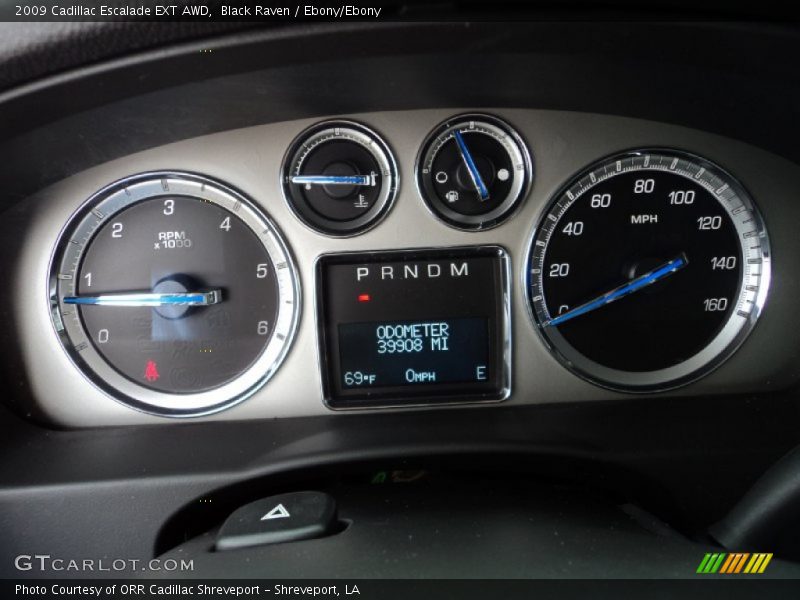Black Raven / Ebony/Ebony 2009 Cadillac Escalade EXT AWD