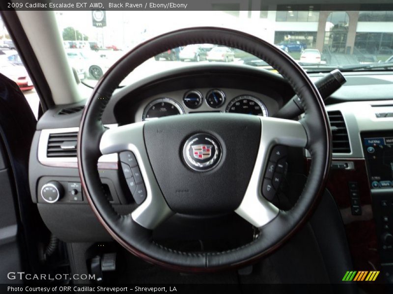 Black Raven / Ebony/Ebony 2009 Cadillac Escalade EXT AWD