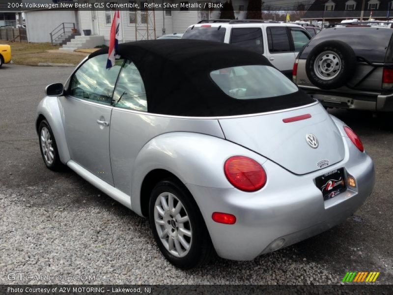 Reflex Silver Metallic / Black 2004 Volkswagen New Beetle GLS Convertible