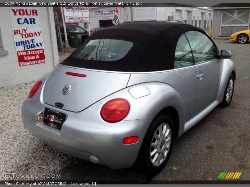 Reflex Silver Metallic / Black 2004 Volkswagen New Beetle GLS Convertible