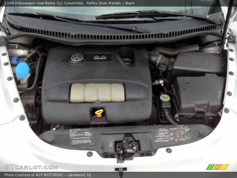 Reflex Silver Metallic / Black 2004 Volkswagen New Beetle GLS Convertible