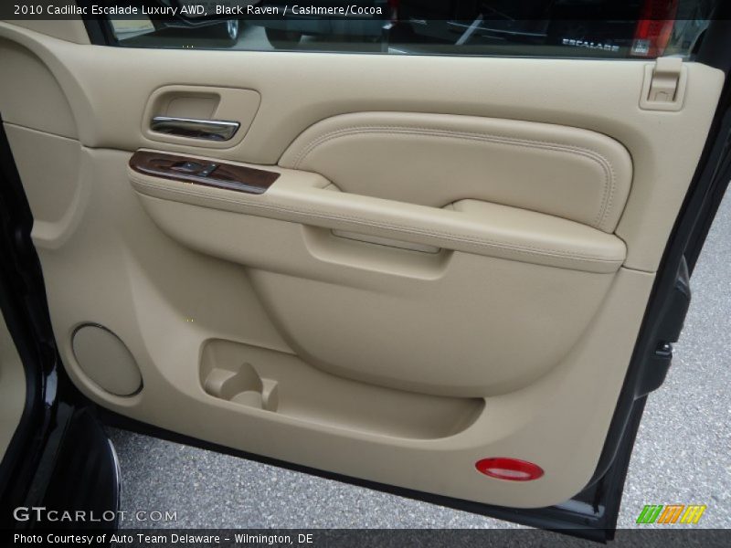 Black Raven / Cashmere/Cocoa 2010 Cadillac Escalade Luxury AWD