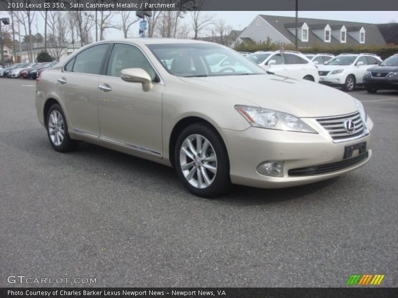 Satin Cashmere Metallic / Parchment 2010 Lexus ES 350