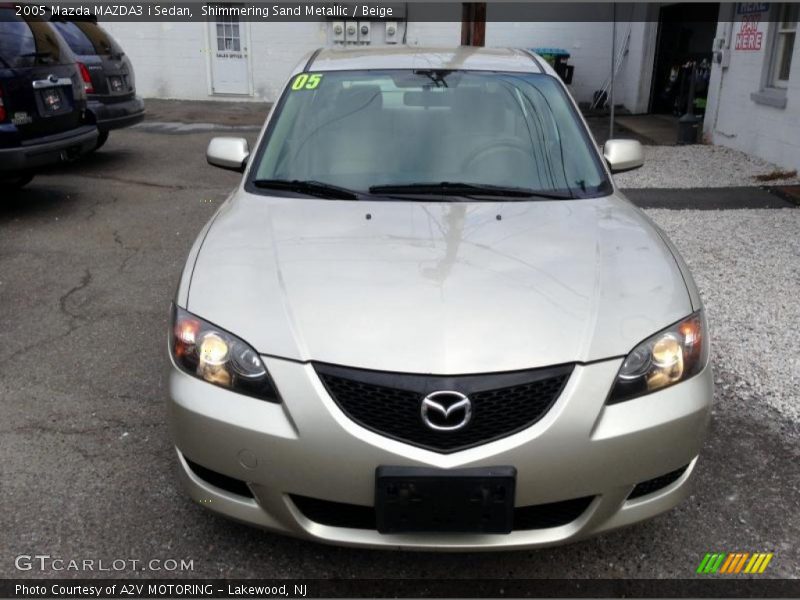 Shimmering Sand Metallic / Beige 2005 Mazda MAZDA3 i Sedan