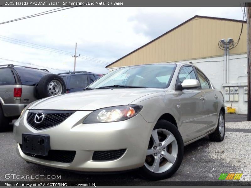 Shimmering Sand Metallic / Beige 2005 Mazda MAZDA3 i Sedan