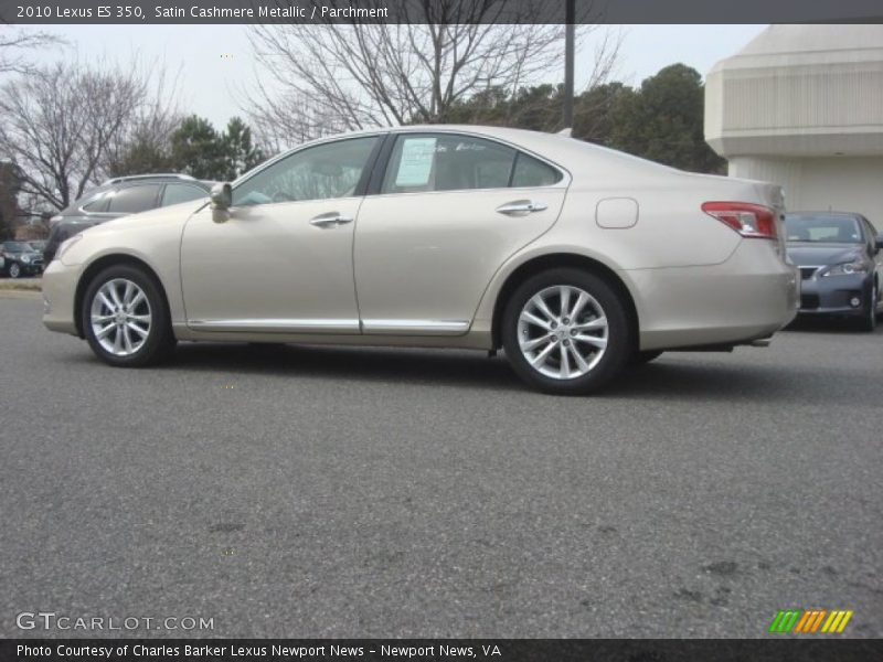Satin Cashmere Metallic / Parchment 2010 Lexus ES 350