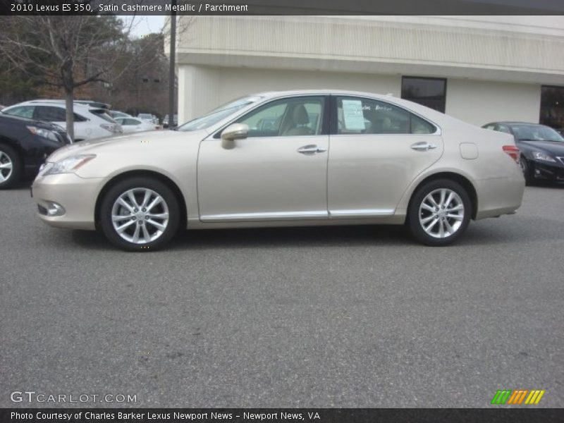 Satin Cashmere Metallic / Parchment 2010 Lexus ES 350