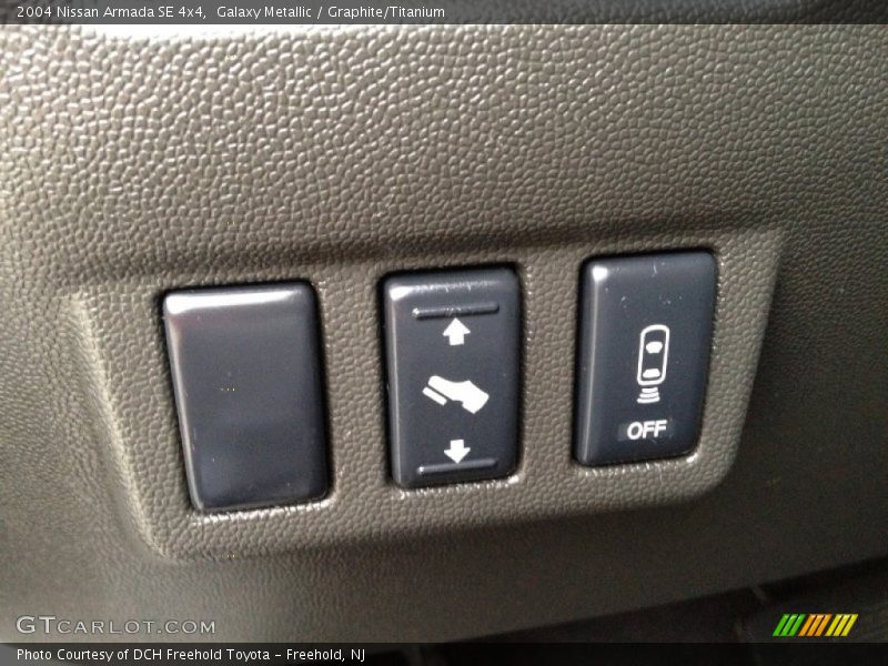 Controls of 2004 Armada SE 4x4