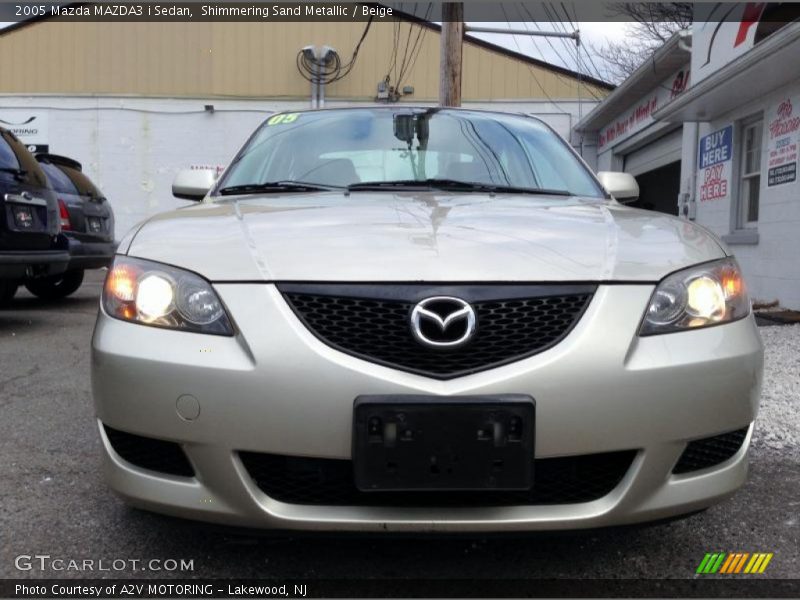 Shimmering Sand Metallic / Beige 2005 Mazda MAZDA3 i Sedan