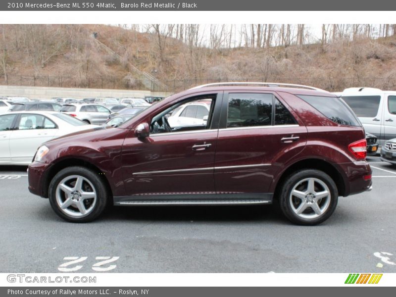  2010 ML 550 4Matic Barolo Red Metallic