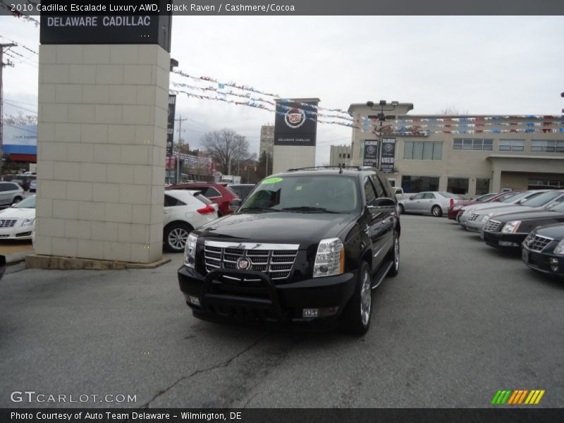 Black Raven / Cashmere/Cocoa 2010 Cadillac Escalade Luxury AWD