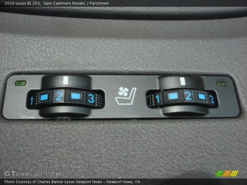 Satin Cashmere Metallic / Parchment 2010 Lexus ES 350