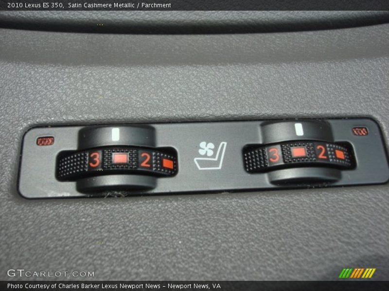 Satin Cashmere Metallic / Parchment 2010 Lexus ES 350