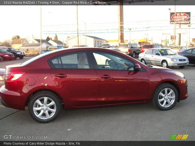 Copper Red Mica / Dune Beige 2010 Mazda MAZDA3 i Touring 4 Door