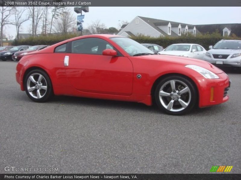 Nogaro Red / Carbon 2008 Nissan 350Z Coupe