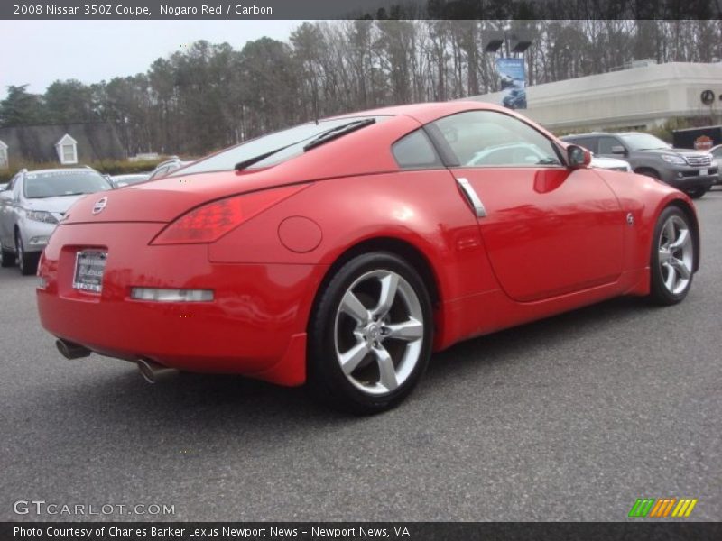 Nogaro Red / Carbon 2008 Nissan 350Z Coupe