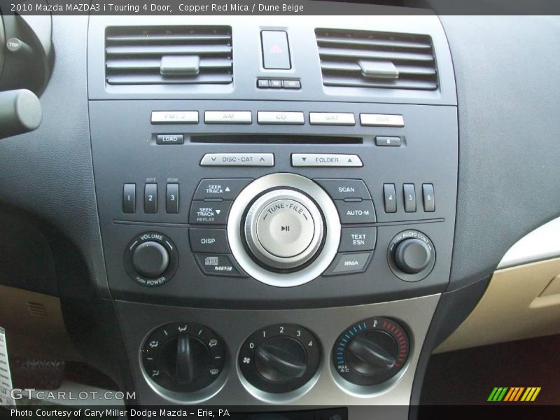 Copper Red Mica / Dune Beige 2010 Mazda MAZDA3 i Touring 4 Door