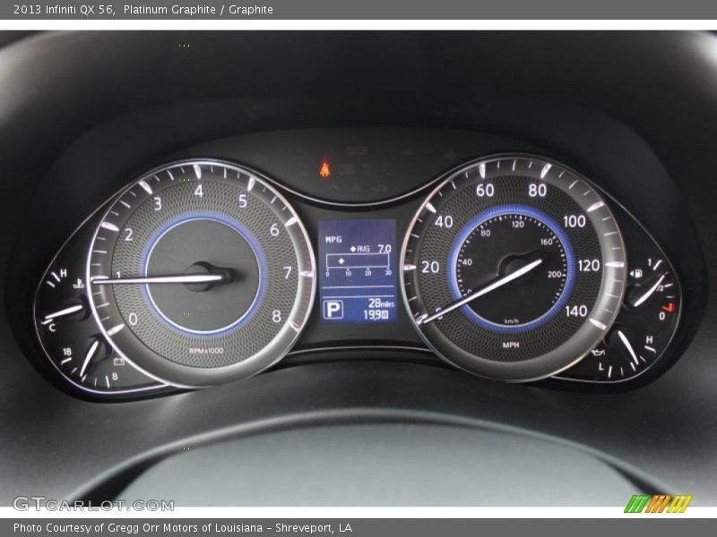  2013 QX 56 56 Gauges