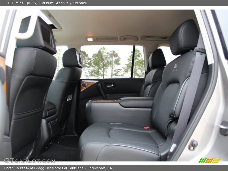 Rear Seat of 2013 QX 56