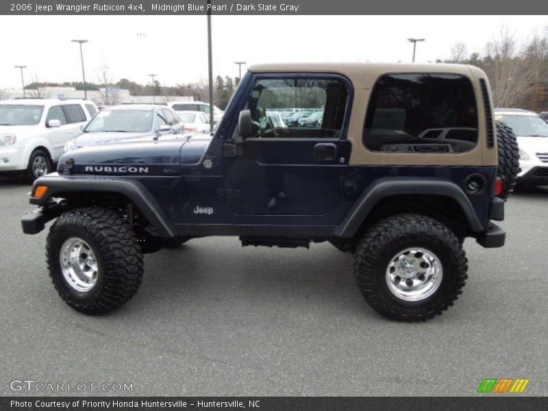 Midnight Blue Pearl / Dark Slate Gray 2006 Jeep Wrangler Rubicon 4x4