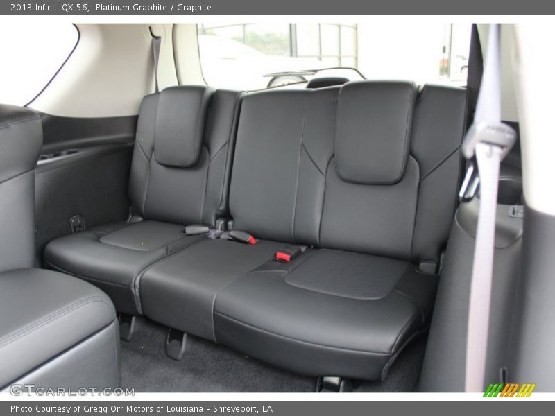 Rear Seat of 2013 QX 56