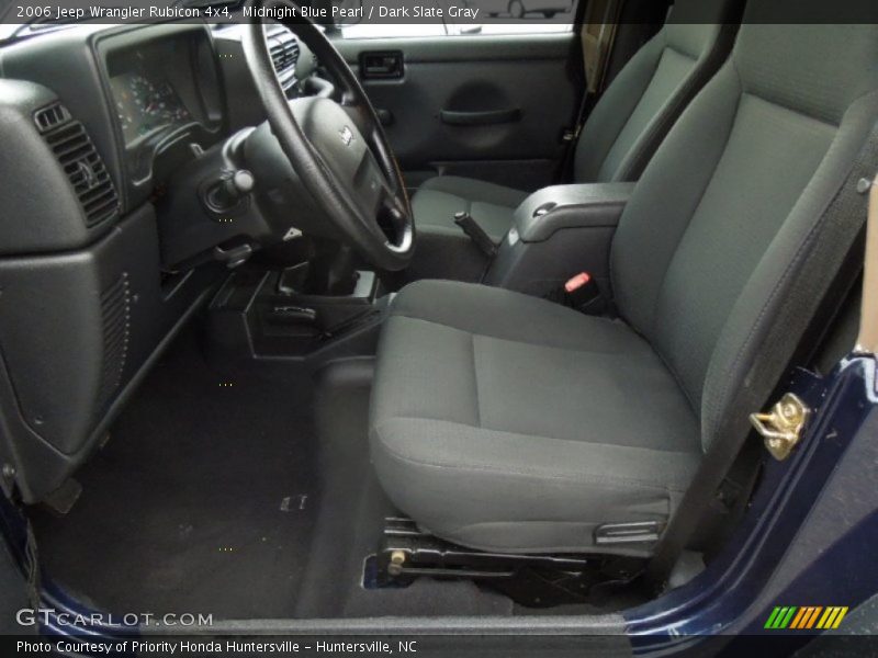 Front Seat of 2006 Wrangler Rubicon 4x4
