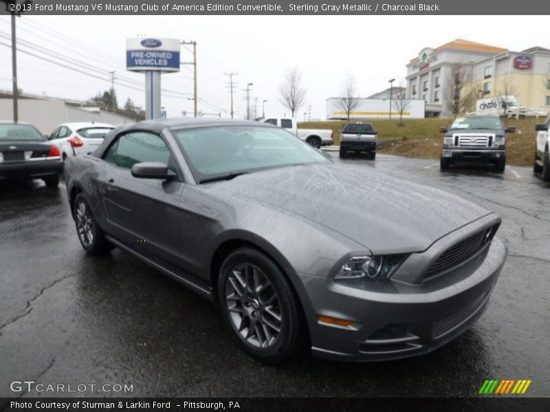 Sterling Gray Metallic / Charcoal Black 2013 Ford Mustang V6 Mustang Club of America Edition Convertible