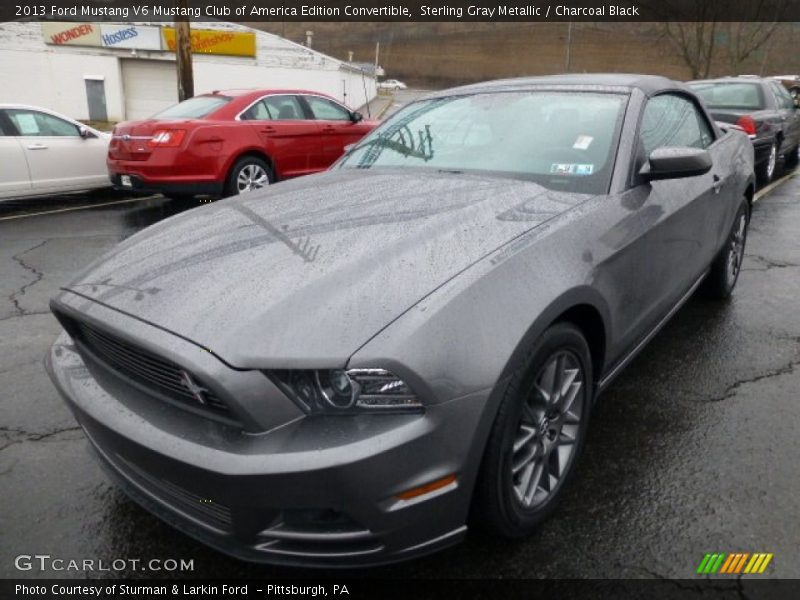 Front 3/4 View of 2013 Mustang V6 Mustang Club of America Edition Convertible