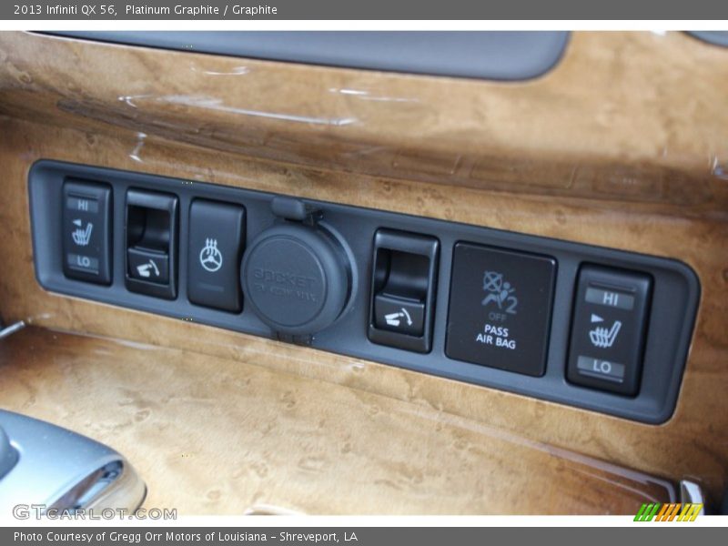 Controls of 2013 QX 56