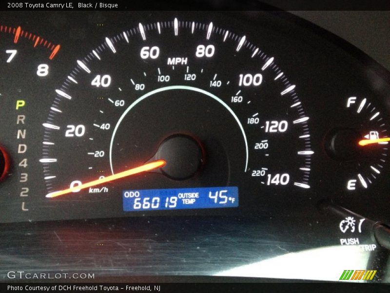 Black / Bisque 2008 Toyota Camry LE