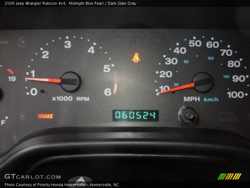 Midnight Blue Pearl / Dark Slate Gray 2006 Jeep Wrangler Rubicon 4x4