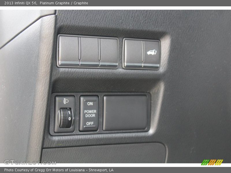 Controls of 2013 QX 56