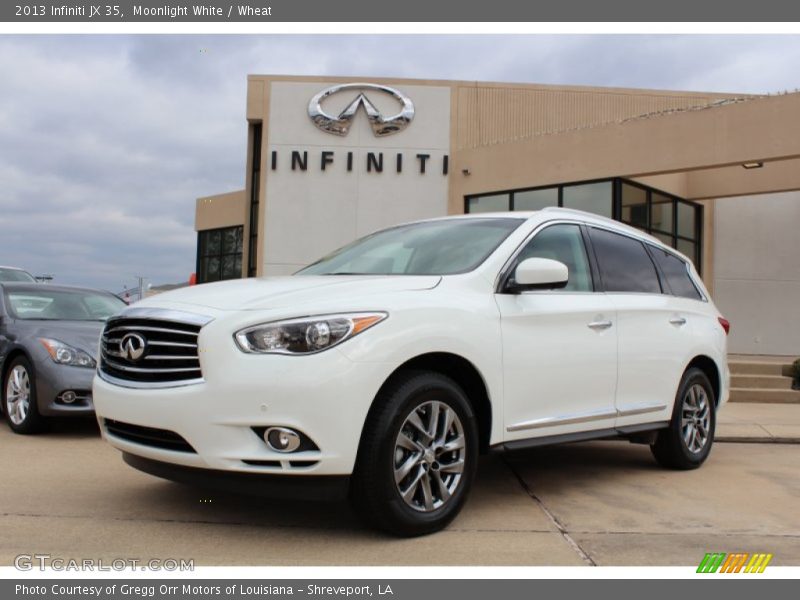 Moonlight White / Wheat 2013 Infiniti JX 35