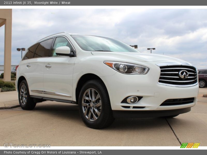 Moonlight White / Wheat 2013 Infiniti JX 35