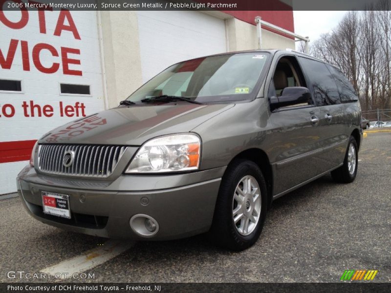 Spruce Green Metallic / Pebble/Light Parchment 2006 Mercury Monterey Luxury