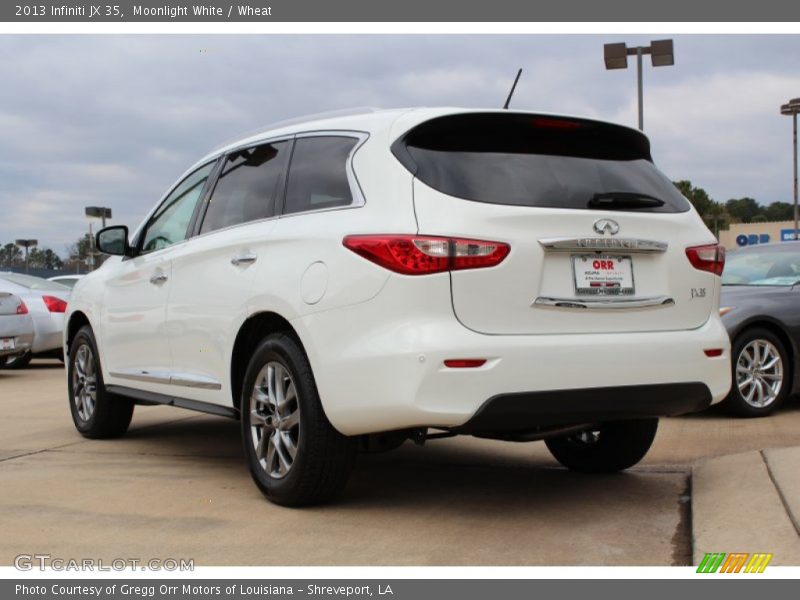 Moonlight White / Wheat 2013 Infiniti JX 35