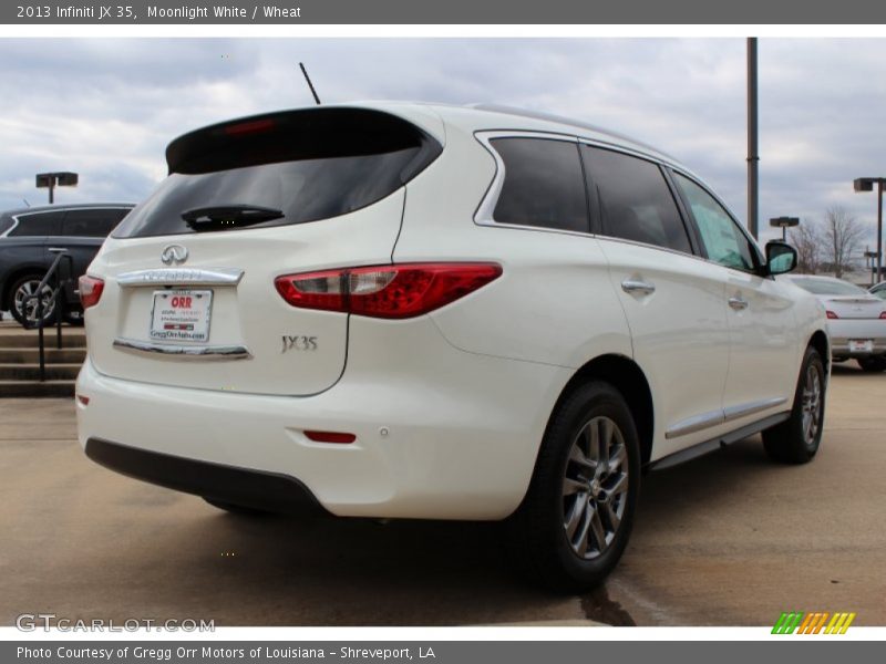 Moonlight White / Wheat 2013 Infiniti JX 35