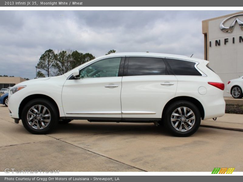 Moonlight White / Wheat 2013 Infiniti JX 35