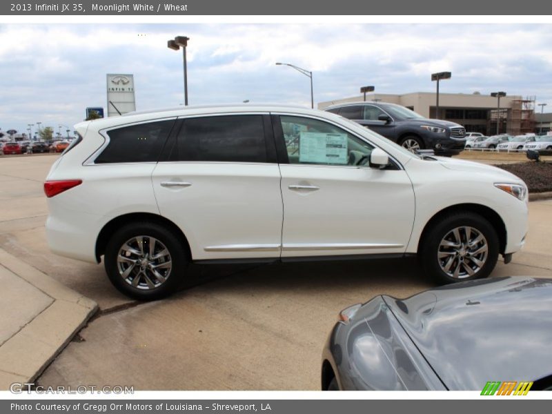 Moonlight White / Wheat 2013 Infiniti JX 35