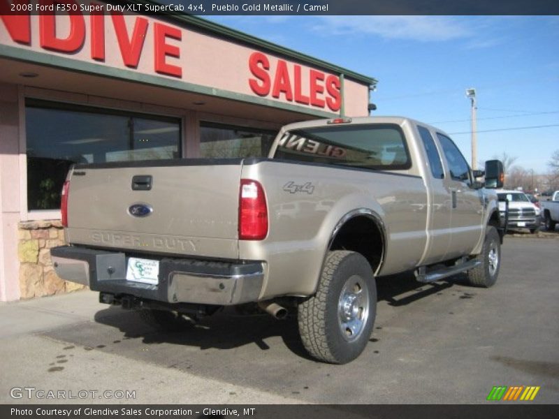 Pueblo Gold Metallic / Camel 2008 Ford F350 Super Duty XLT SuperCab 4x4