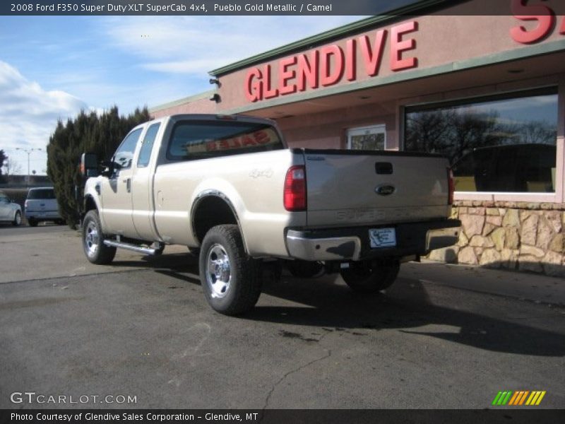 Pueblo Gold Metallic / Camel 2008 Ford F350 Super Duty XLT SuperCab 4x4